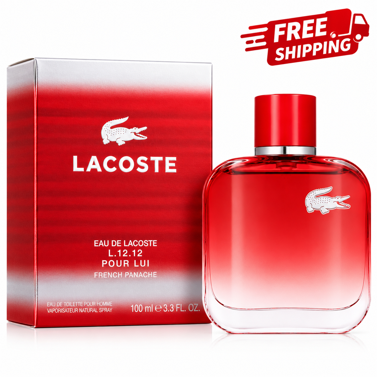 Lacoste L.12.12 French Panache Pour Lui Eau de Toilette 100ml for Men