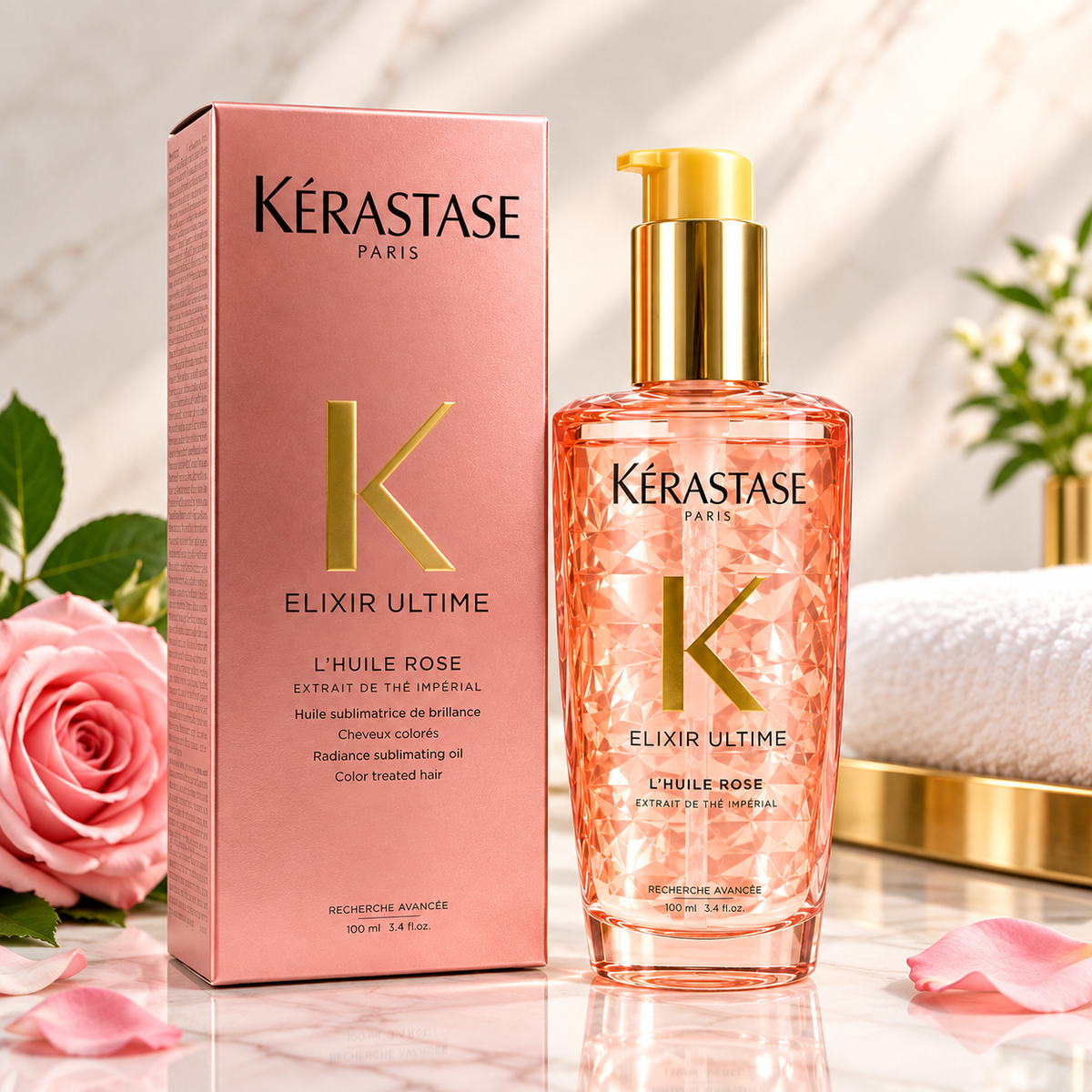 Kérastase Elixir Ultime L’Huile Rose Hair Oil – 100ml