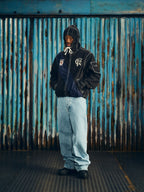 SHIELD CREST TWILL JACKET [BLACK]