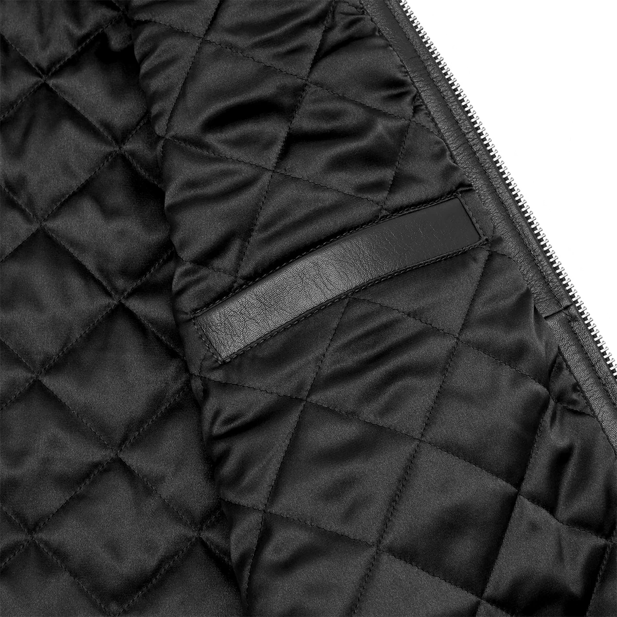 SKYDIVE LEATHER VEST [BLACK]