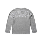 Corteiz Royale Heavyweight Long-Sleeve Tee 'Heather Grey'
