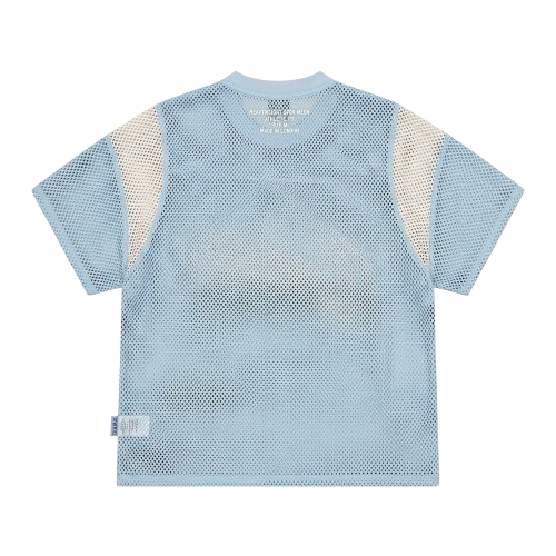 OPEN MESH PANEL JERSEY [BABY BLUE/WHITE]