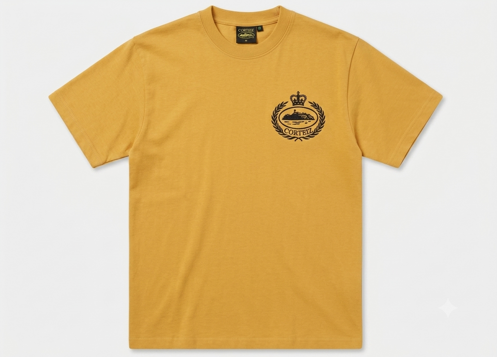 Royale Heavyweight Tee [Black, Musturd]