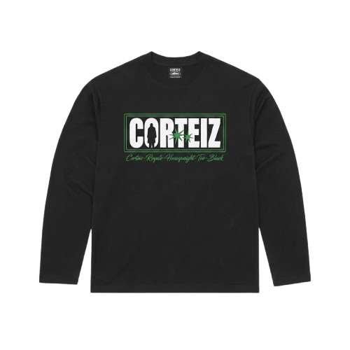 Corteiz Shadow Man Longsleeve Tee Black