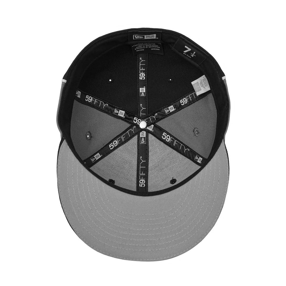 PIRATE RADIO NEW ERA FITTED CAP [BLACK/GREY]
