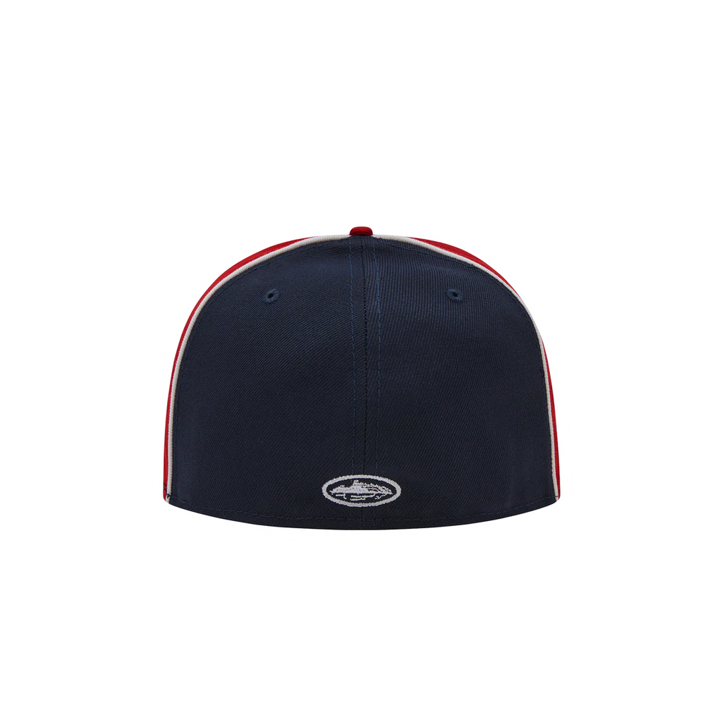 PIRATE RADIO NEW ERA FITTED CAP [NAVY/RED] Regular price£50.00