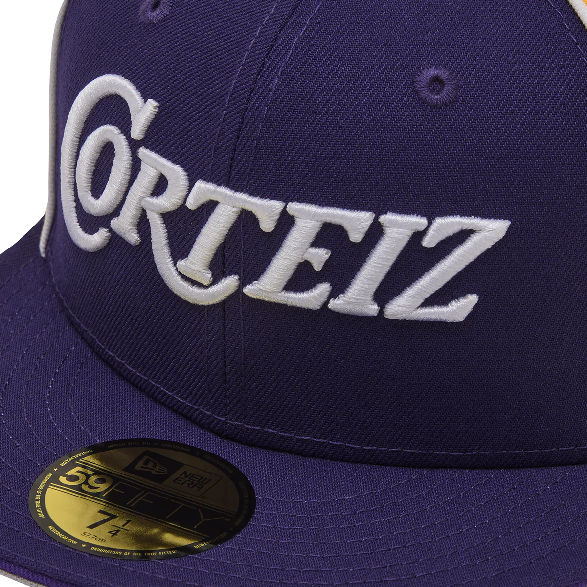 PIRATE RADIO NEW ERA FITTED CAP [PURPLE/GOLD]