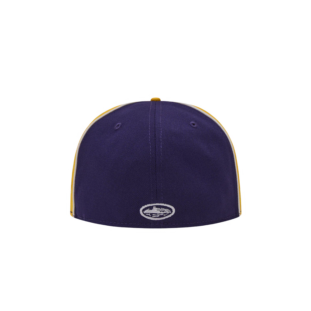 PIRATE RADIO NEW ERA FITTED CAP [PURPLE/GOLD]