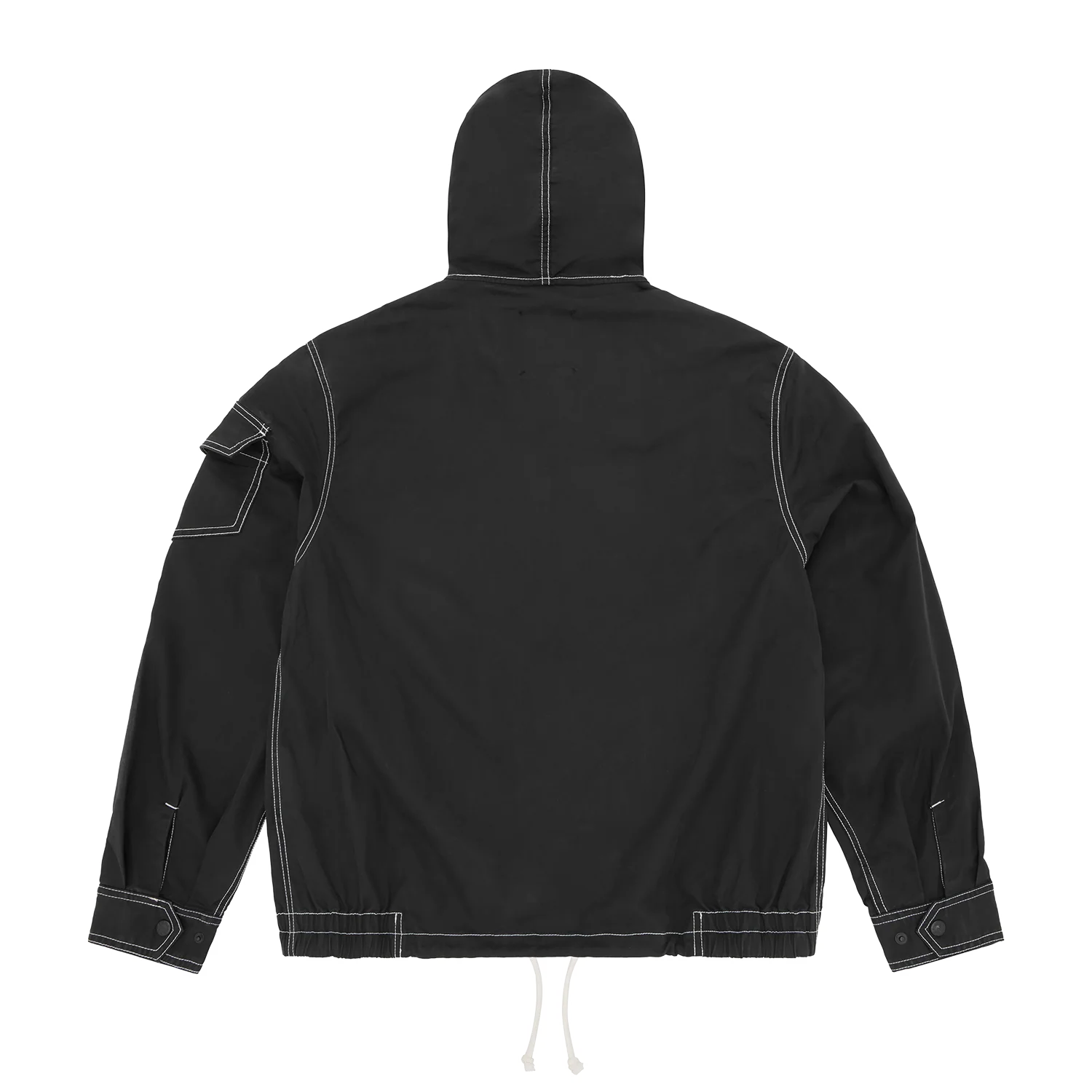 SHIELD CREST TWILL JACKET [BLACK]