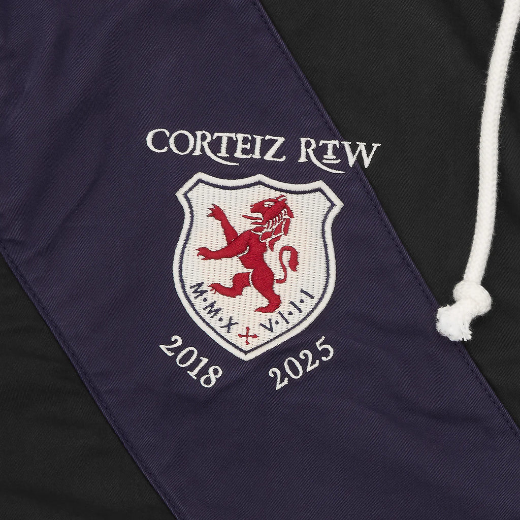 SHIELD CREST TWILL JACKET [BLACK]