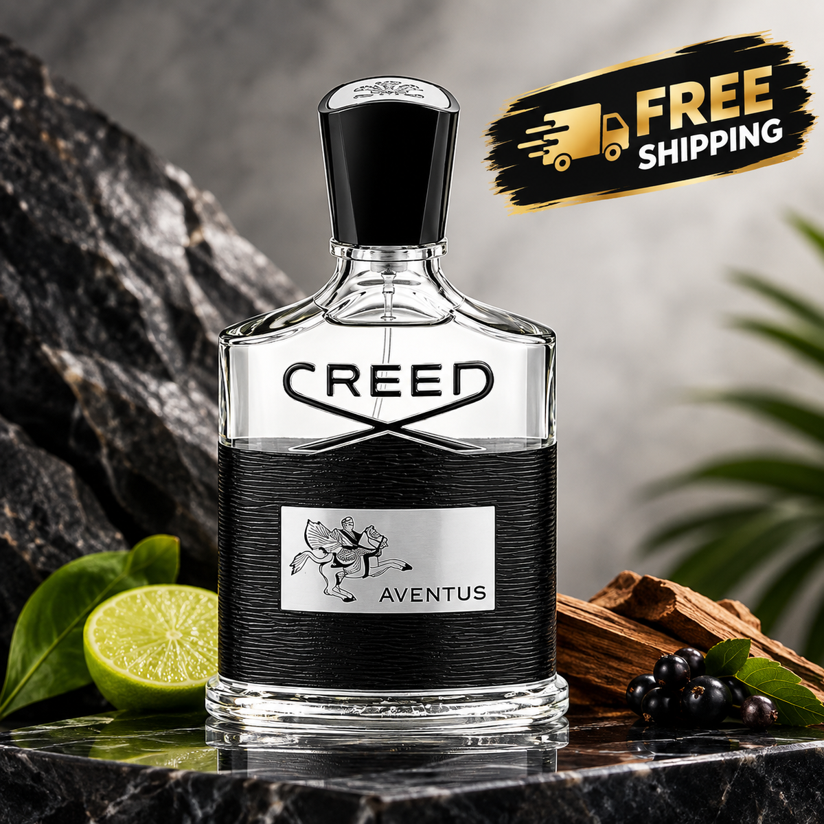 Creed Aventus Eau de Parfum luxury men's fragrance bottle