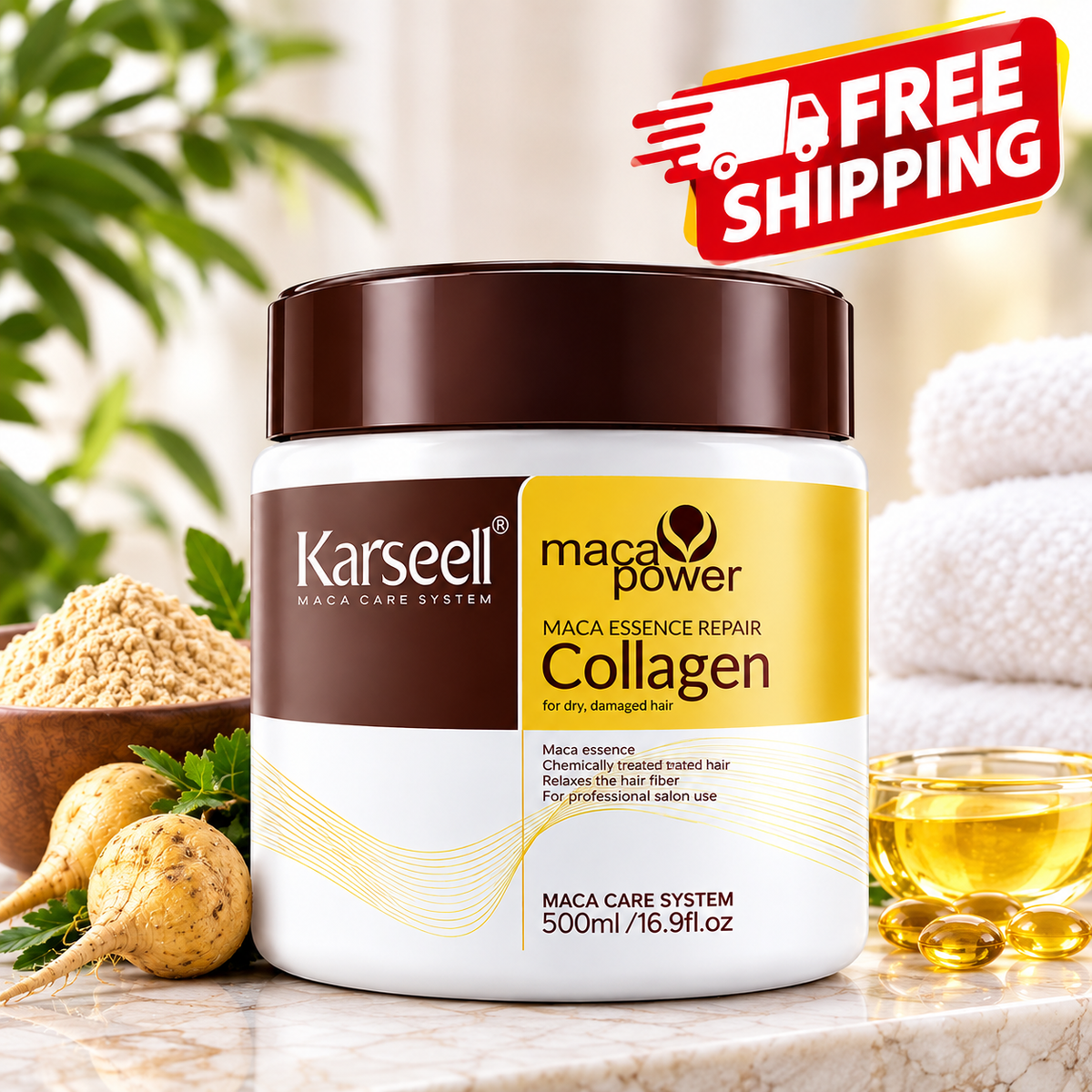 Karseell Maca Power Maca Essence Collagen Hair Treatment 500ml