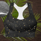 Whimsigoth Stars UPF50+ Longline sports bra | Tarot | Witchy Sports Clothes | Yoga Top | Pilates | Workout | Dark Academia | Celestial