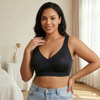 Seamless Push Up Bra – Wireless Comfort Bralette, Plus Size Everyday Lingerie