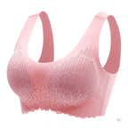 Comfort Seamless Bra, Feather Lace Design, No Wire Bra, Invisible Comfort Bra, Seamless Bralette Petite Comfortable Push Up Bra Gift for Her