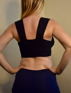 Black support bra & nursing bra in bamboo65 organiccotton30 lycra5 also available in 95organic cotton 5lycra (heavier and firmer hold)