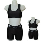 ZAHBRO Women's High Waisted Shorts and Bra Set: 4-Way Stretch Activewear