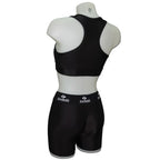 ZAHBRO Women's High Waisted Shorts and Bra Set: 4-Way Stretch Activewear