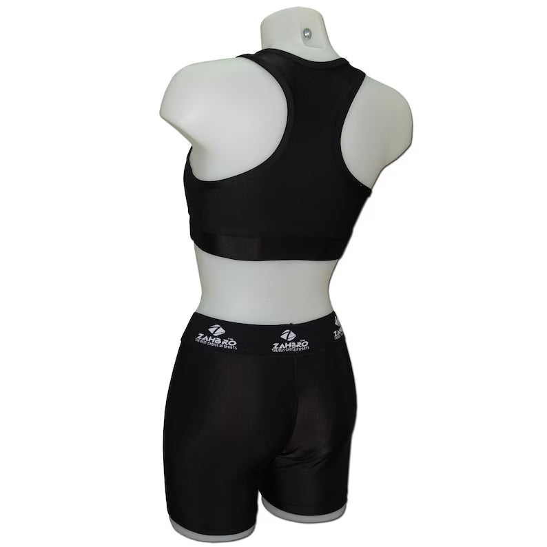 ZAHBRO Women's High Waisted Shorts and Bra Set: 4-Way Stretch Activewear
