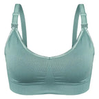 Soft and Comfortable Wireless Nursing Bra with Easy open Clips