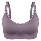 Soft and Comfortable Wireless Nursing Bra with Easy open Clips