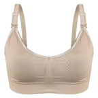 Soft and Comfortable Wireless Nursing Bra with Easy open Clips