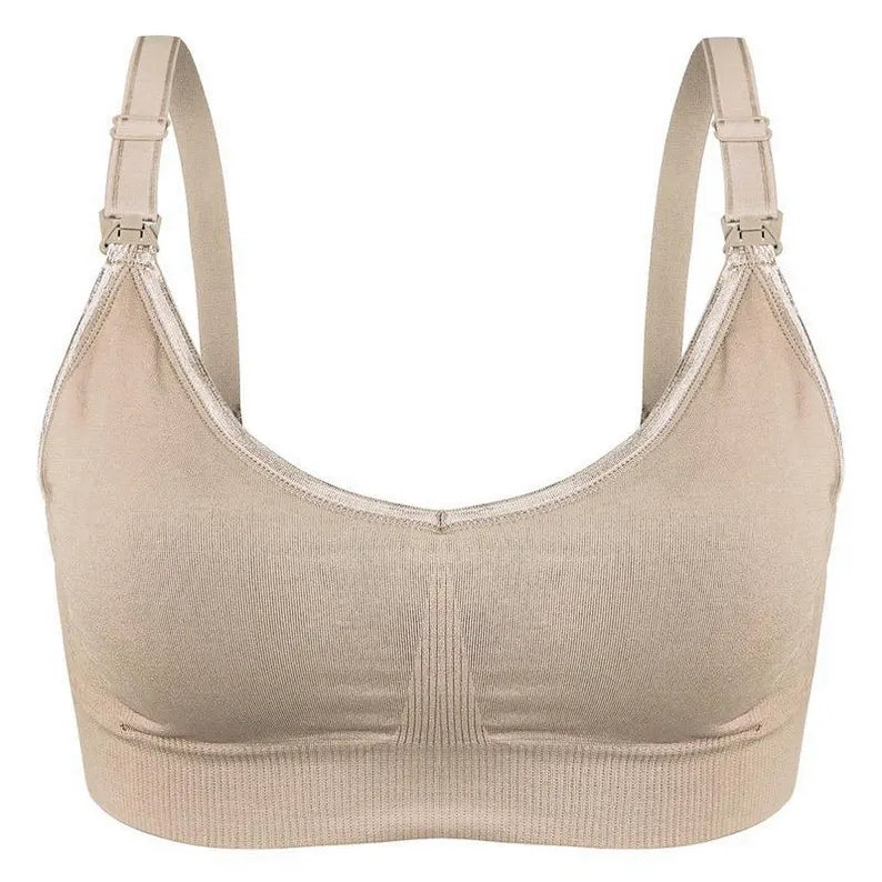 Soft and Comfortable Wireless Nursing Bra with Easy open Clips