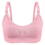Soft and Comfortable Wireless Nursing Bra with Easy open Clips