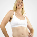 Organic Cotton White Non-wired Bra - Sustainable Women's Underwear