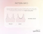Sports Bra Sewing Pattern, Bralette Pattern, Yoga Top Pattern Pattern, Bikini Top Pattern