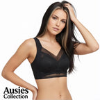 Lace Wireless Bra, Full Coverage Bralette, Plus Size Comfort Support