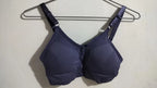 Cotton Mix Sports Bra with Removable Pads and Front Button Closure