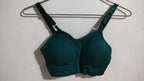 Cotton Mix Sports Bra with Removable Pads and Front Button Closure
