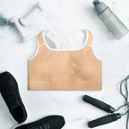 Women’s Padded Sports Bra – Sun Beige | Supportive Activewear Bra for Gym, Yoga & Travel