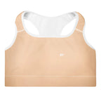 Women’s Padded Sports Bra – Sun Beige | Supportive Activewear Bra for Gym, Yoga & Travel