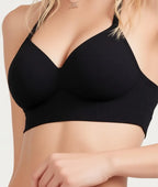 Wireless Cotton Bra, Soft Seamless Bralette for Everyday Comfort