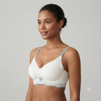 No Underwire Bra, Wireless Bralette, Seamless Comfortable Everyday Bra, Adjustable Beauty Back Soft Support Lingerie, Gift for Her
