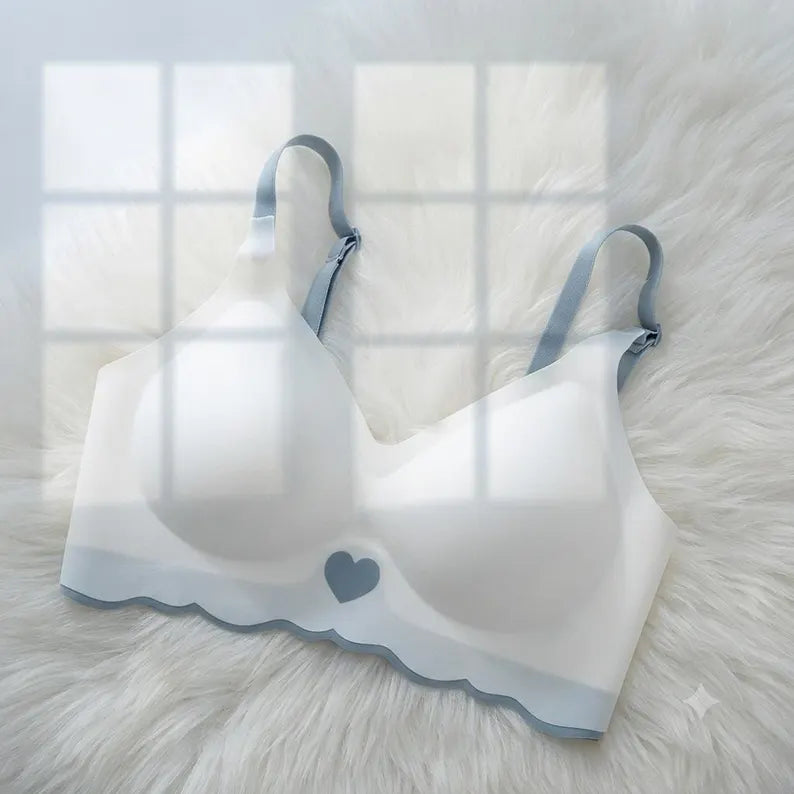 No Underwire Bra, Wireless Bralette, Seamless Comfortable Everyday Bra, Adjustable Beauty Back Soft Support Lingerie, Gift for Her