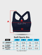 Women's Medium Support Sports Bra | Breathable Workout Bra | Lightweight Gym Bra | Stretch Activewear Top | Running, Yoga and Training Bra