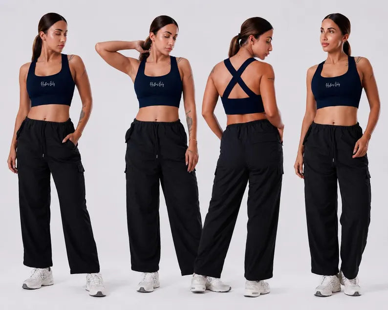 Women's Medium Support Sports Bra | Breathable Workout Bra | Lightweight Gym Bra | Stretch Activewear Top | Running, Yoga and Training Bra